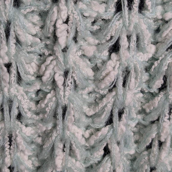 Vintage Custom Classics by MS Open Knit Sweater Women's Sz L Short sleeve Green - Picture 4 of 11